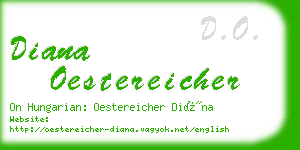 diana oestereicher business card